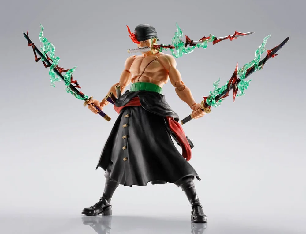 One Piece S.H.Figuarts Action Figure Roronoa Zoro The King of Hell 15 cm by Bandai Tamashii Nations - One Piece