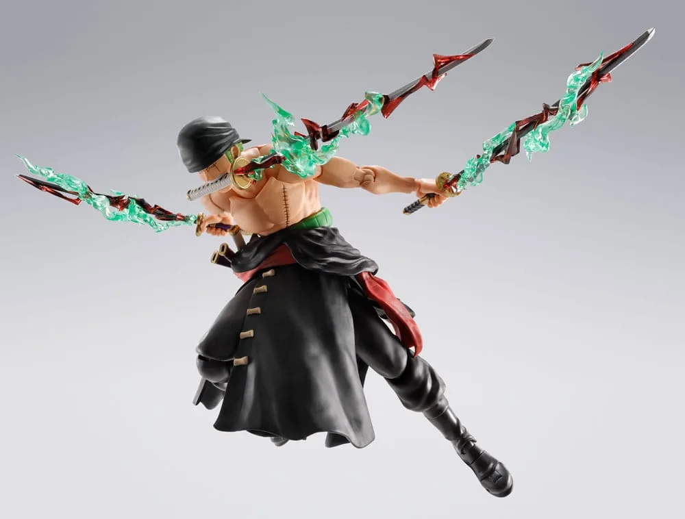 One Piece S.H.Figuarts Action Figure Roronoa Zoro The King of Hell 15 cm by Bandai Tamashii Nations - One Piece