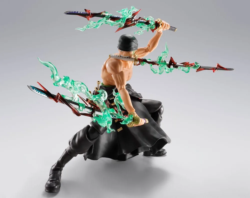 One Piece S.H.Figuarts Action Figure Roronoa Zoro The King of Hell 15 cm by Bandai Tamashii Nations - One Piece