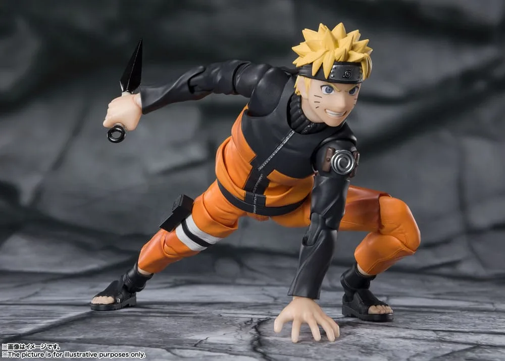 Naruto S.H.Figuarts Action Figure Naruto Uzomaki The Jinchuriki entrusted with Hope 15 cm by Bandai Tamashii Nations - Naruto