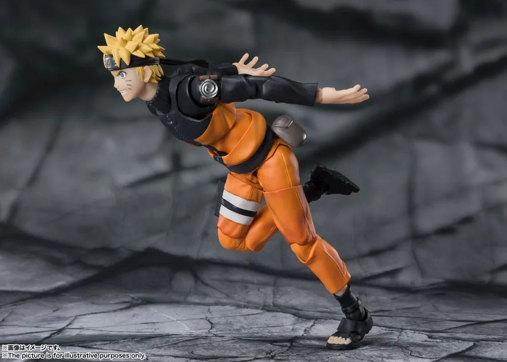 Naruto S.H.Figuarts Action Figure Naruto Uzomaki The Jinchuriki entrusted with Hope 15 cm by Bandai Tamashii Nations - Naruto