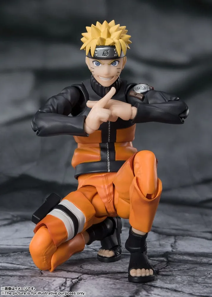 Naruto S.H.Figuarts Action Figure Naruto Uzomaki The Jinchuriki entrusted with Hope 15 cm by Bandai Tamashii Nations - Naruto