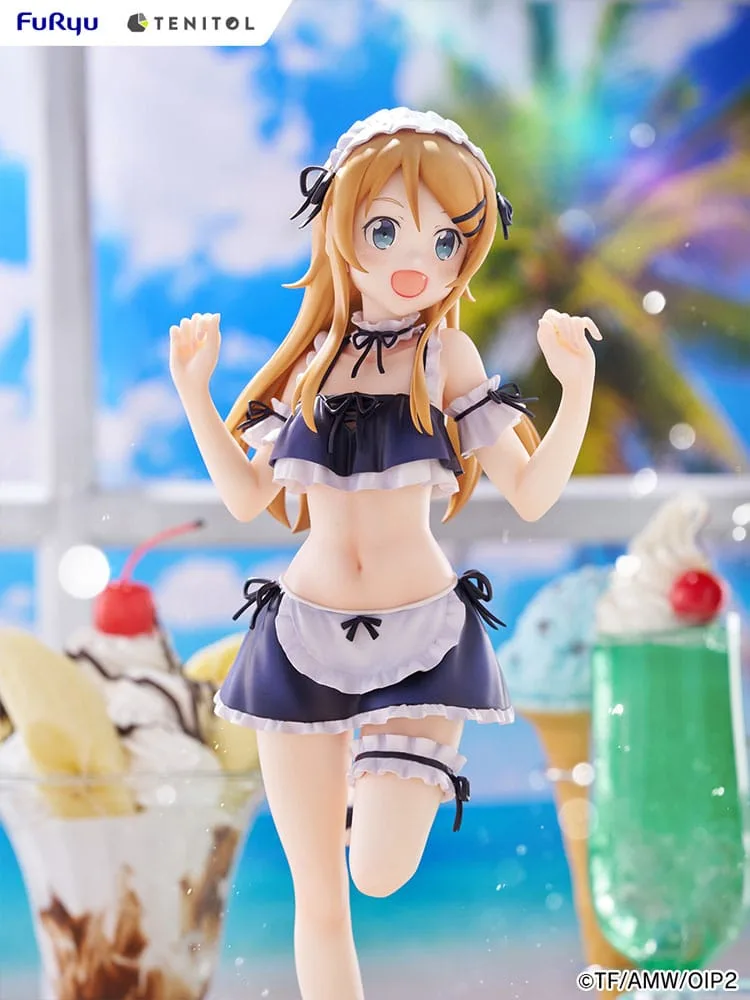 Ore no Imouto ga Konna ni Kawaii Wake ga Nai. Tenitol Tall PVC Statue Kousaka Kirino swimsuits maid Ver. 30 cm by Furyu - Other