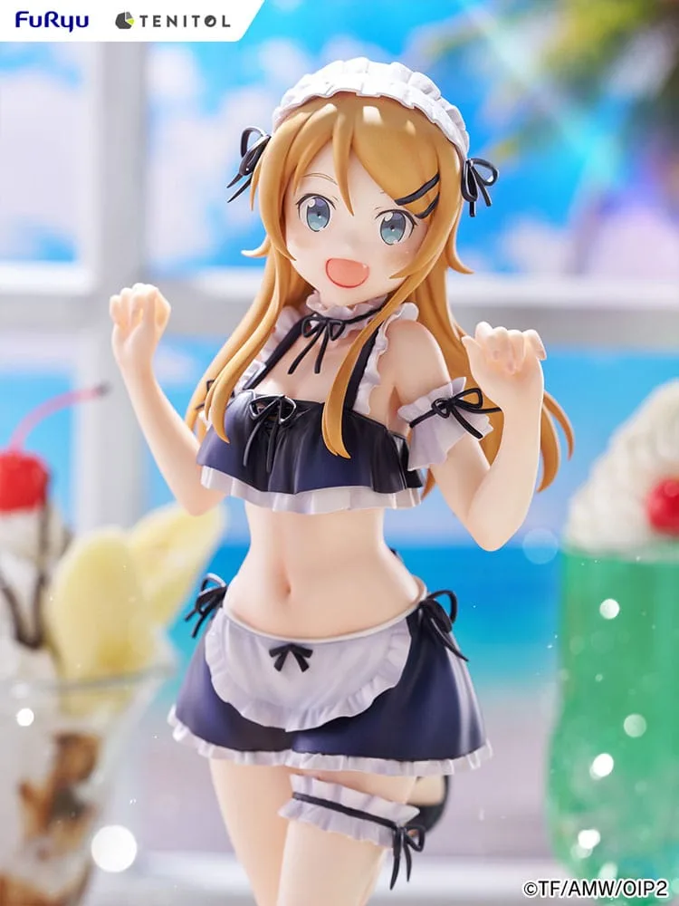 Ore no Imouto ga Konna ni Kawaii Wake ga Nai. Tenitol Tall PVC Statue Kousaka Kirino swimsuits maid Ver. 30 cm by Furyu - Other
