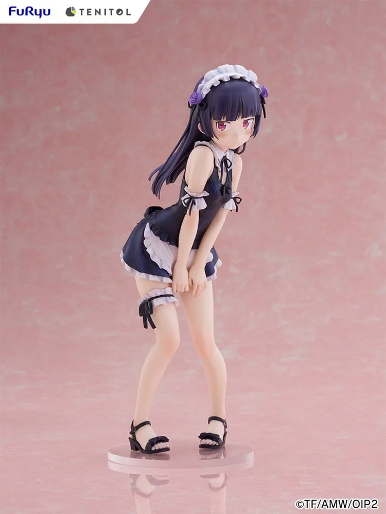 Ore no Imouto ga Konna ni Kawaii Wake ga Nai. Tenitol Tall PVC Statue Kuroneko swimsuits maid Ver. 27 cm by Furyu - Other