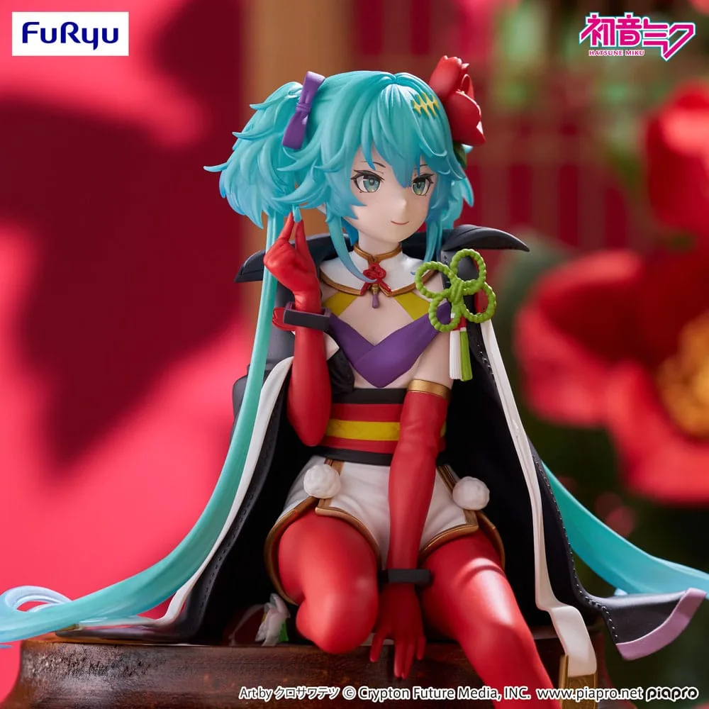 Hatsune Miku Noodle Stopper PVC Statue Flower Fairy Camellia 15 cm by Furyu - Hatsune Miku