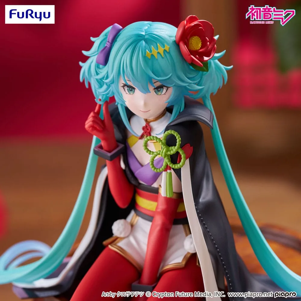 Hatsune Miku Noodle Stopper PVC Statue Flower Fairy Camellia 15 cm by Furyu - Hatsune Miku
