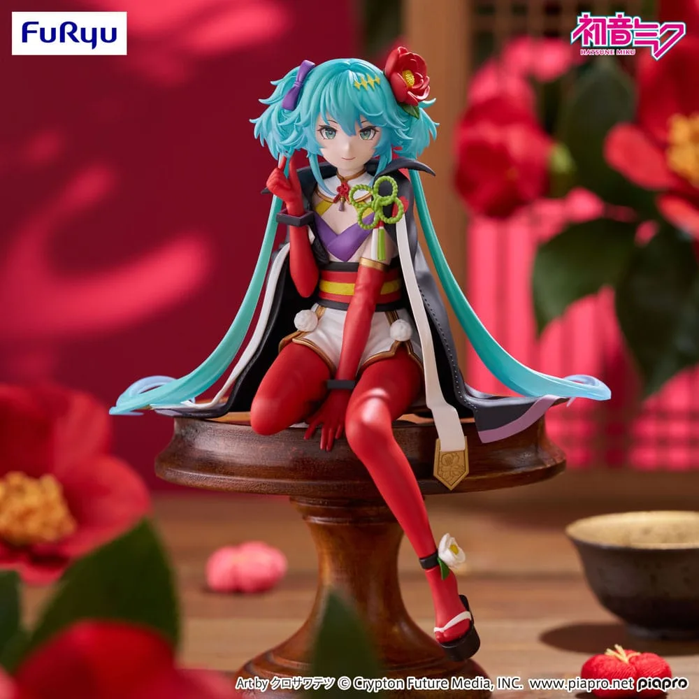 Hatsune Miku Noodle Stopper PVC Statue Flower Fairy Camellia 15 cm by Furyu - Hatsune Miku