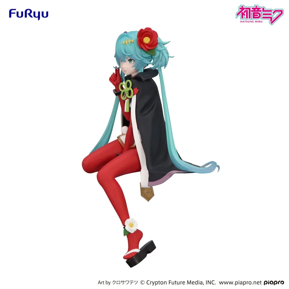 Hatsune Miku Noodle Stopper PVC Statue Flower Fairy Camellia 15 cm by Furyu - Hatsune Miku