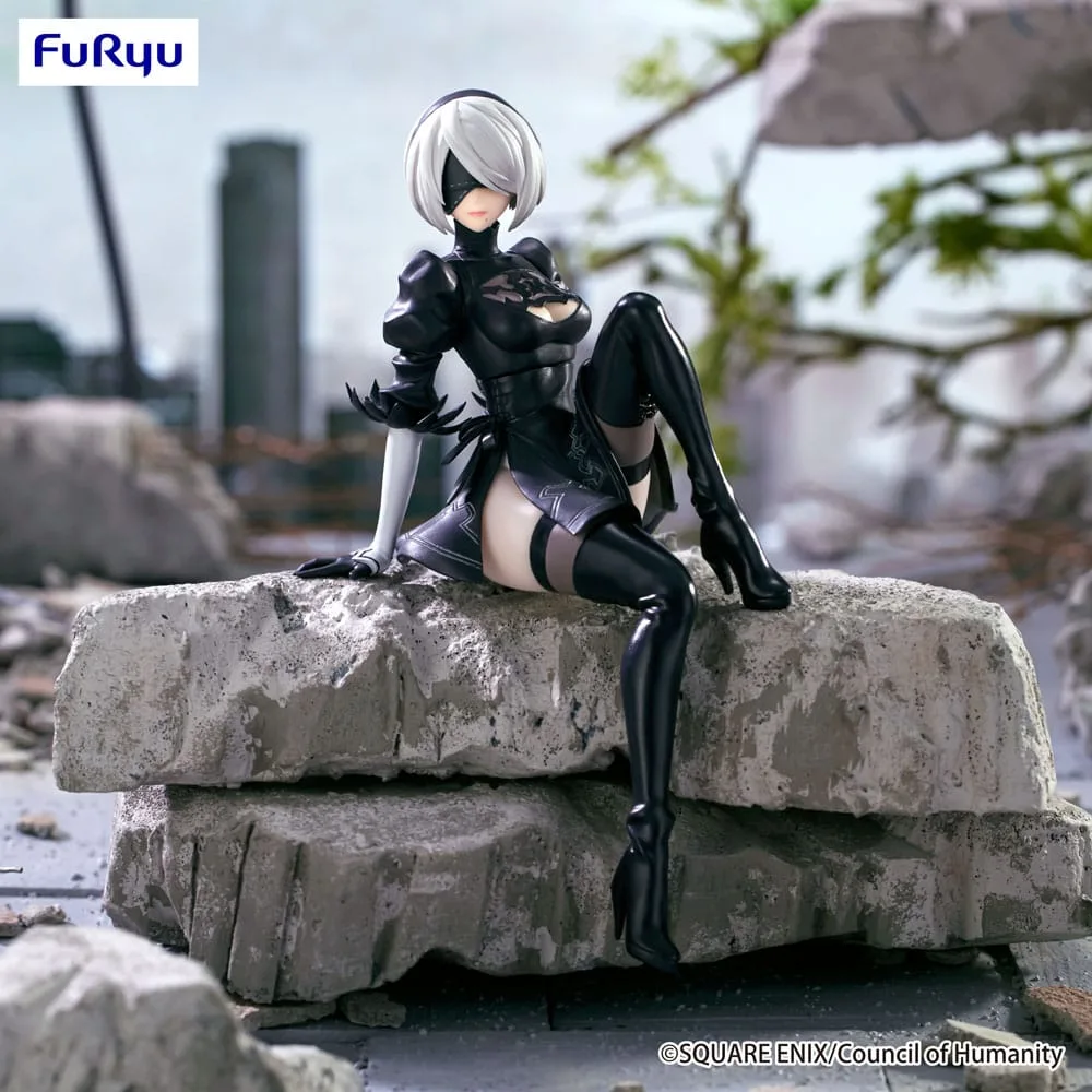 NieR:Automata Ver1.1a Noodle Stopper PVC Statue YoRHa No.2 Type B 13 cm by Furyu - NieR