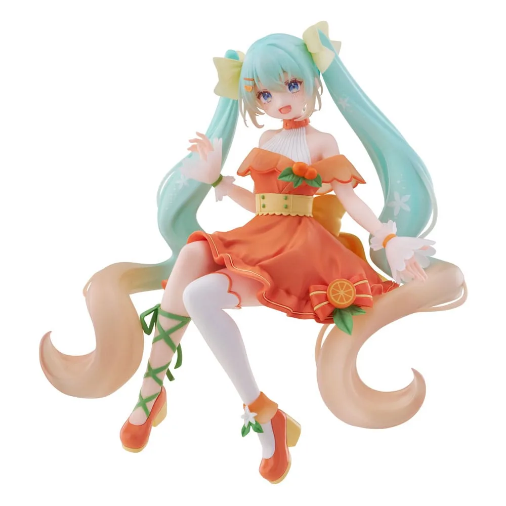 Hatsune Miku Noodle Stopper PVC Statue Flower Hatsune Miku Citrus Ver. 14 cm by Furyu - Hatsune Miku