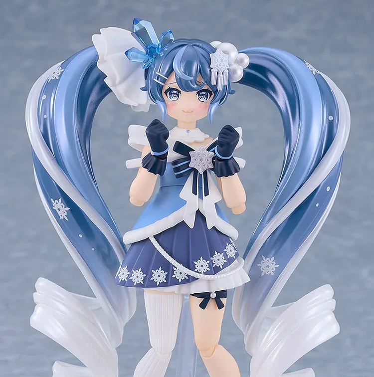 Character Vocal Series 01: Hatsune Miku Figma Action Figure Snow Miku: Crystal Snow Ver. 13 cm by Good Smile Company - Character Vocal Series