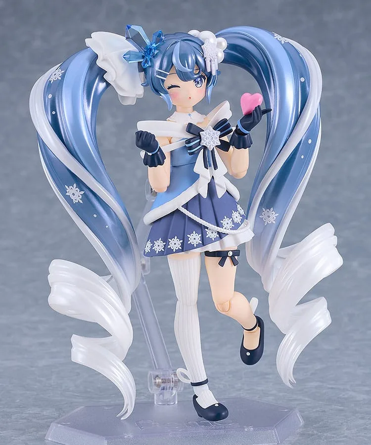 Character Vocal Series 01: Hatsune Miku Figma Action Figure Snow Miku: Crystal Snow Ver. 13 cm by Good Smile Company - Character Vocal Series