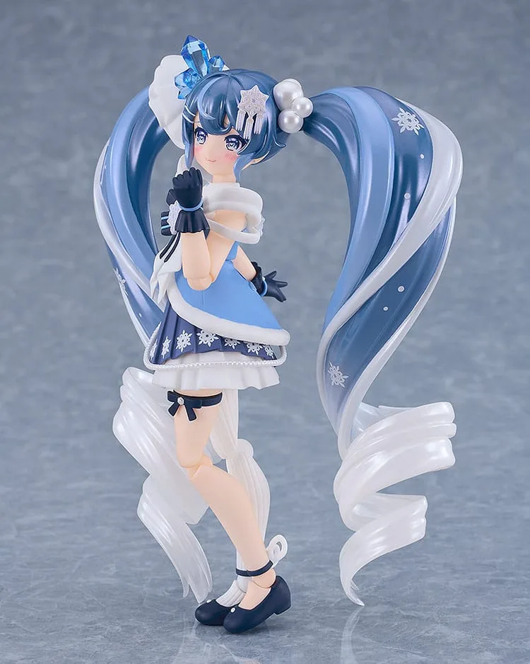 Character Vocal Series 01: Hatsune Miku Figma Action Figure Snow Miku: Crystal Snow Ver. 13 cm by Good Smile Company - Character Vocal Series
