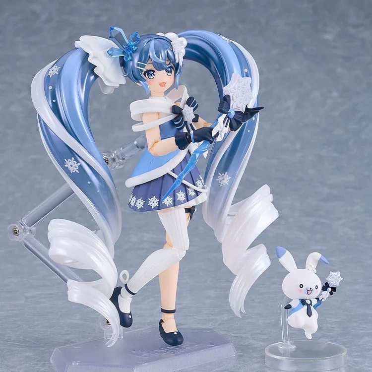 Character Vocal Series 01: Hatsune Miku Figma Action Figure Snow Miku: Crystal Snow Ver. 13 cm by Good Smile Company - Character Vocal Series