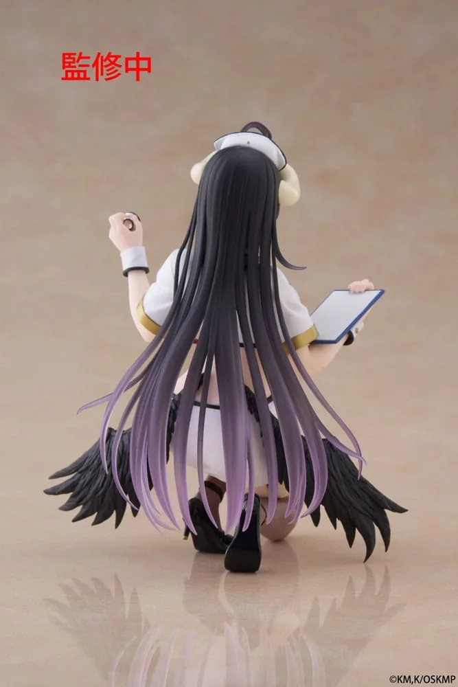 Overlord PVC Statue Desktop Cute Figure Albedo Nurse Ver. Renewal 13 cm by Taito Prize - Overlord