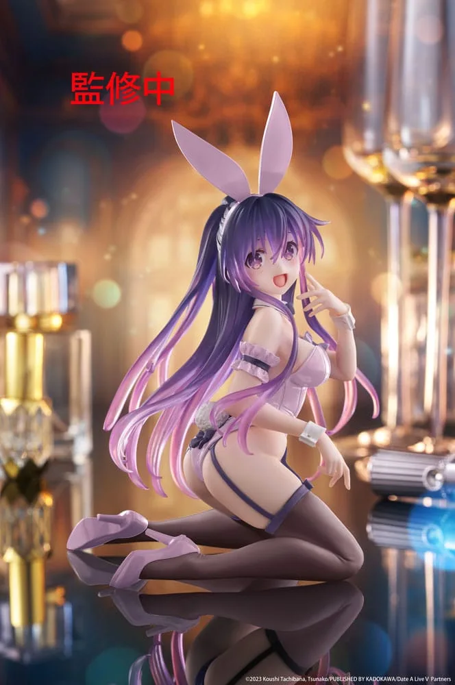 Date A Live PVC Statue Desktop Cute Figure Tohka Yatogami (Bunny Ver.) Renewal 13 cm by Taito Prize - Date A Live