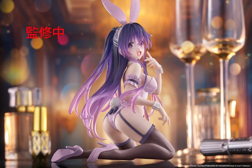 Date A Live PVC Statue Desktop Cute Figure Tohka Yatogami (Bunny Ver.) Renewal 13 cm by Taito Prize - Date A Live