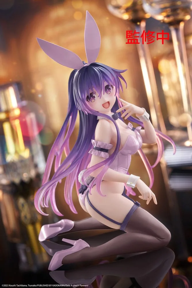 Date A Live PVC Statue Desktop Cute Figure Tohka Yatogami (Bunny Ver.) Renewal 13 cm by Taito Prize - Date A Live