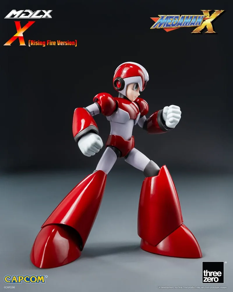 Mega Man MDLX Action Figure Rockman X / Mega Man X (Rising Fire Version) 12 cm by ThreeZero - Mega Man