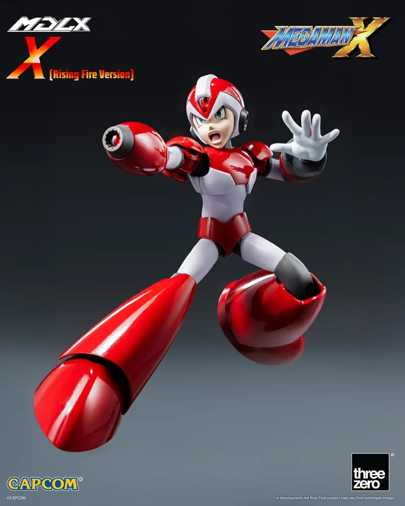 Mega Man MDLX Action Figure Rockman X / Mega Man X (Rising Fire Version) 12 cm by ThreeZero - Mega Man
