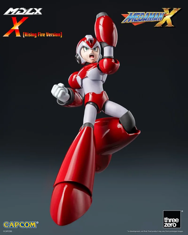 Mega Man MDLX Action Figure Rockman X / Mega Man X (Rising Fire Version) 12 cm by ThreeZero - Mega Man