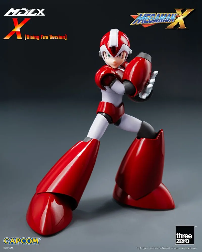 Mega Man MDLX Action Figure Rockman X / Mega Man X (Rising Fire Version) 12 cm by ThreeZero - Mega Man