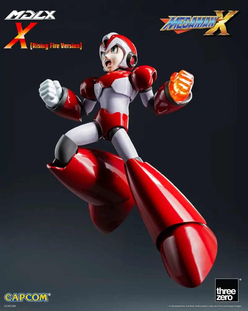 Mega Man MDLX Action Figure Rockman X / Mega Man X (Rising Fire Version) 12 cm by ThreeZero - Mega Man