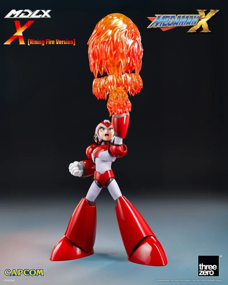 Mega Man MDLX Action Figure Rockman X / Mega Man X (Rising Fire Version) 12 cm by ThreeZero - Mega Man
