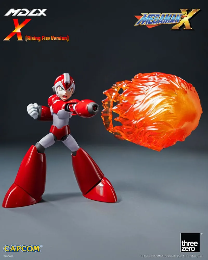 Mega Man MDLX Action Figure Rockman X / Mega Man X (Rising Fire Version) 12 cm by ThreeZero - Mega Man