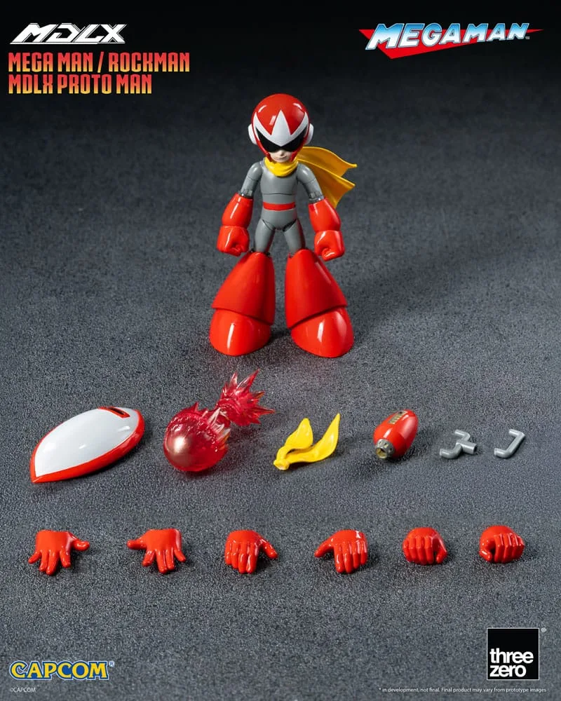 Mega Man MDLX Action Figure Rockman / Mega Man Proto Man 10 cm by ThreeZero - Mega Man