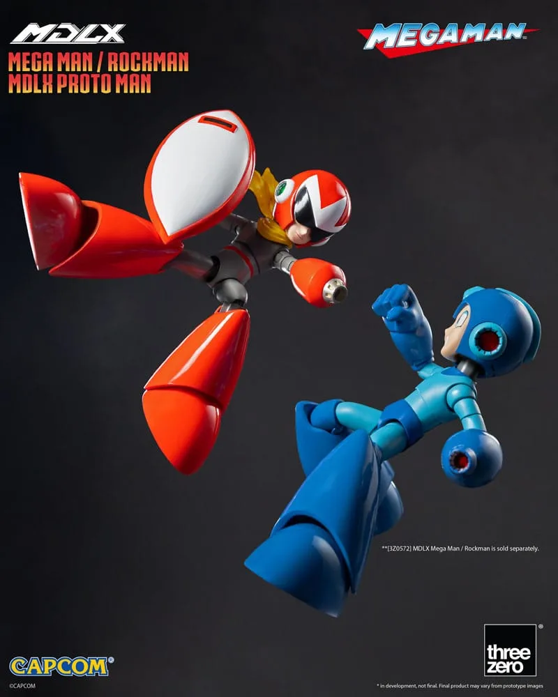 Mega Man MDLX Action Figure Rockman / Mega Man Proto Man 10 cm by ThreeZero - Mega Man