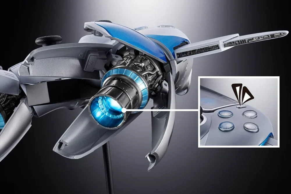 Astro Bot Chogokin Action Figure Astro Bot & Dual Speeder by Bandai Tamashii Nations - Astro Bot