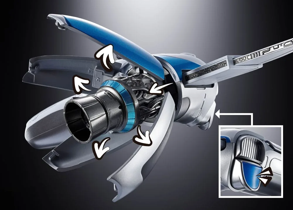 Astro Bot Chogokin Action Figure Astro Bot & Dual Speeder by Bandai Tamashii Nations - Astro Bot