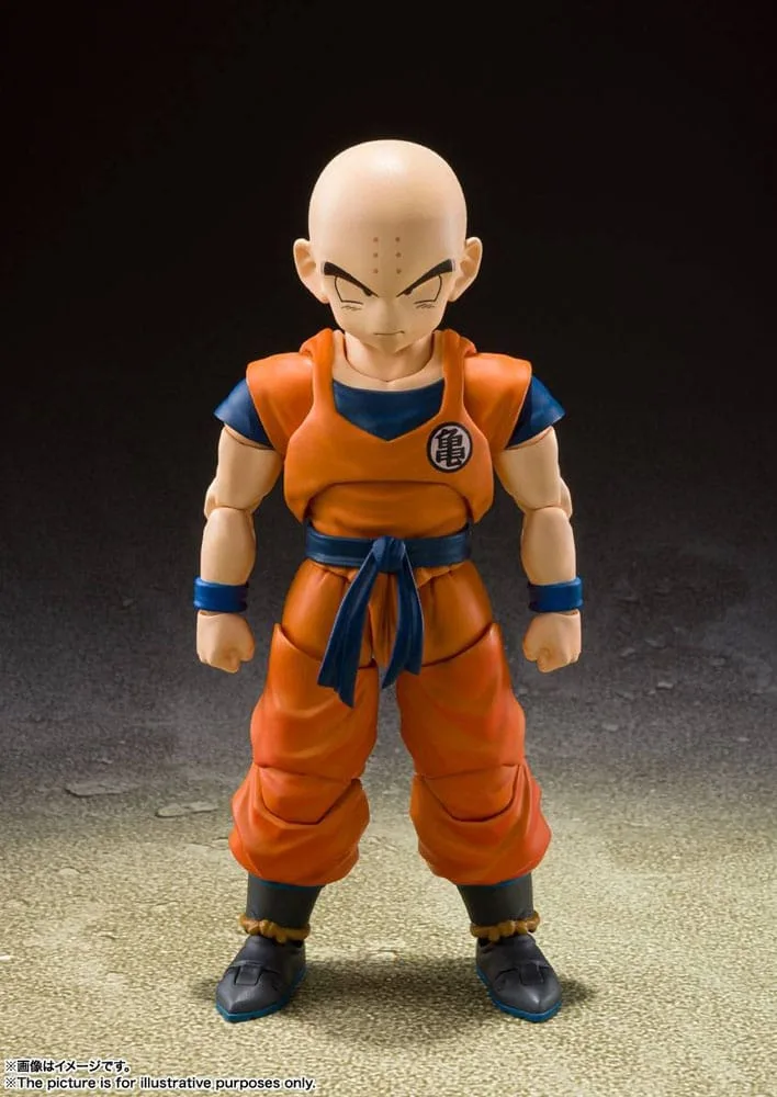 Dragon Ball Z S.H. Figuarts Action Figure Krillin-Earth's Strongest Man (Reissue) 12 cm by Bandai Tamashii Nations - Dragon Ball