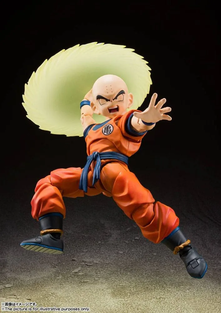 Dragon Ball Z S.H. Figuarts Action Figure Krillin-Earth's Strongest Man (Reissue) 12 cm by Bandai Tamashii Nations - Dragon Ball