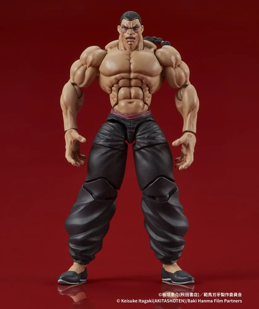 Baki Hanma Digaction Action Figure Retsu Kaioh 7 cm by Digism - Baki