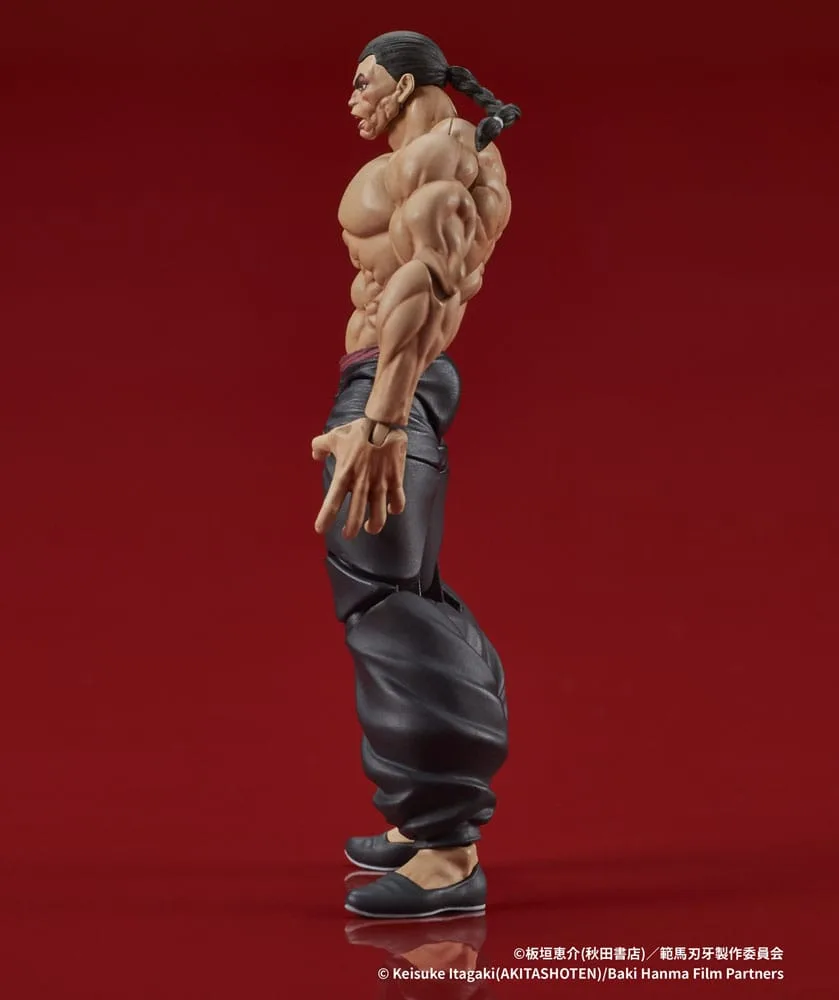 Baki Hanma Digaction Action Figure Retsu Kaioh 7 cm by Digism - Baki