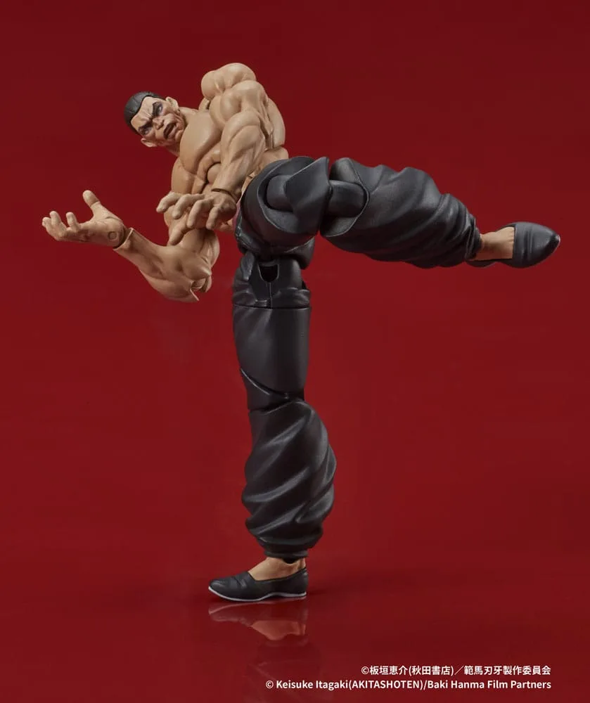 Baki Hanma Digaction Action Figure Retsu Kaioh 7 cm by Digism - Baki