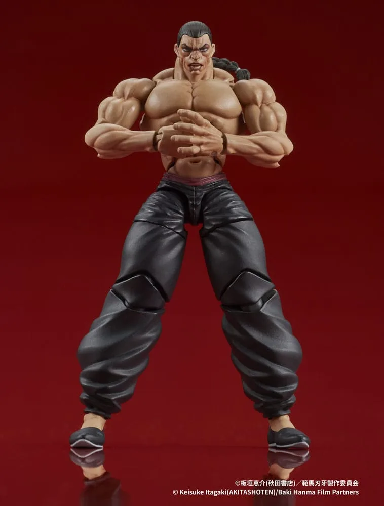Baki Hanma Digaction Action Figure Retsu Kaioh 7 cm by Digism - Baki
