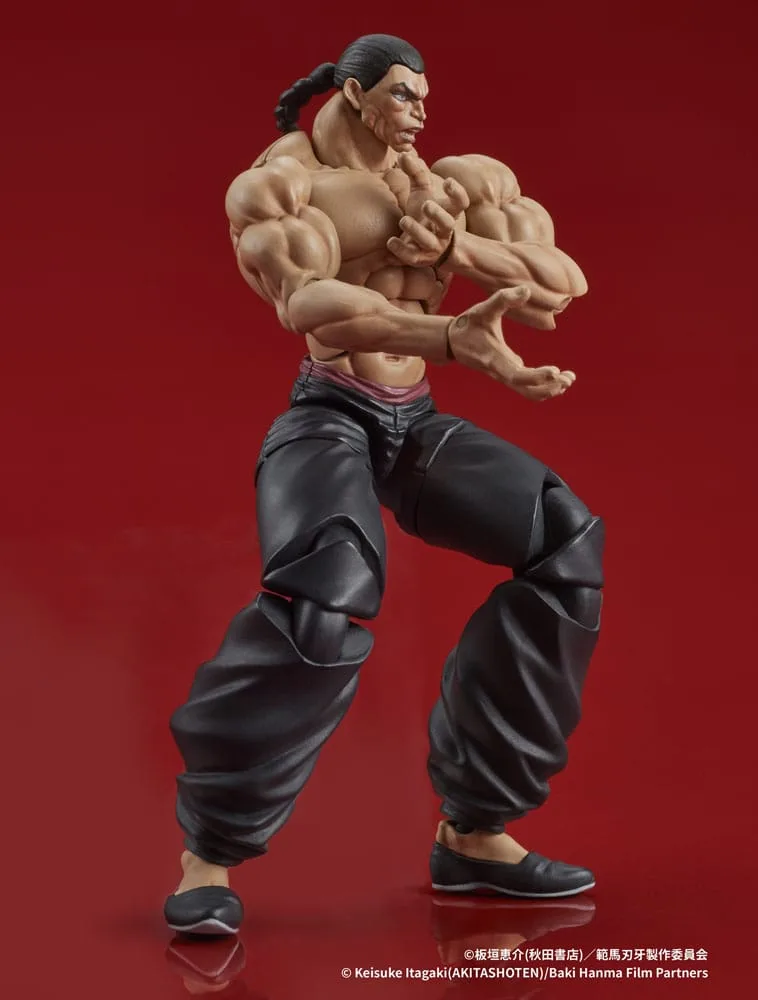 Baki Hanma Digaction Action Figure Retsu Kaioh 7 cm by Digism - Baki