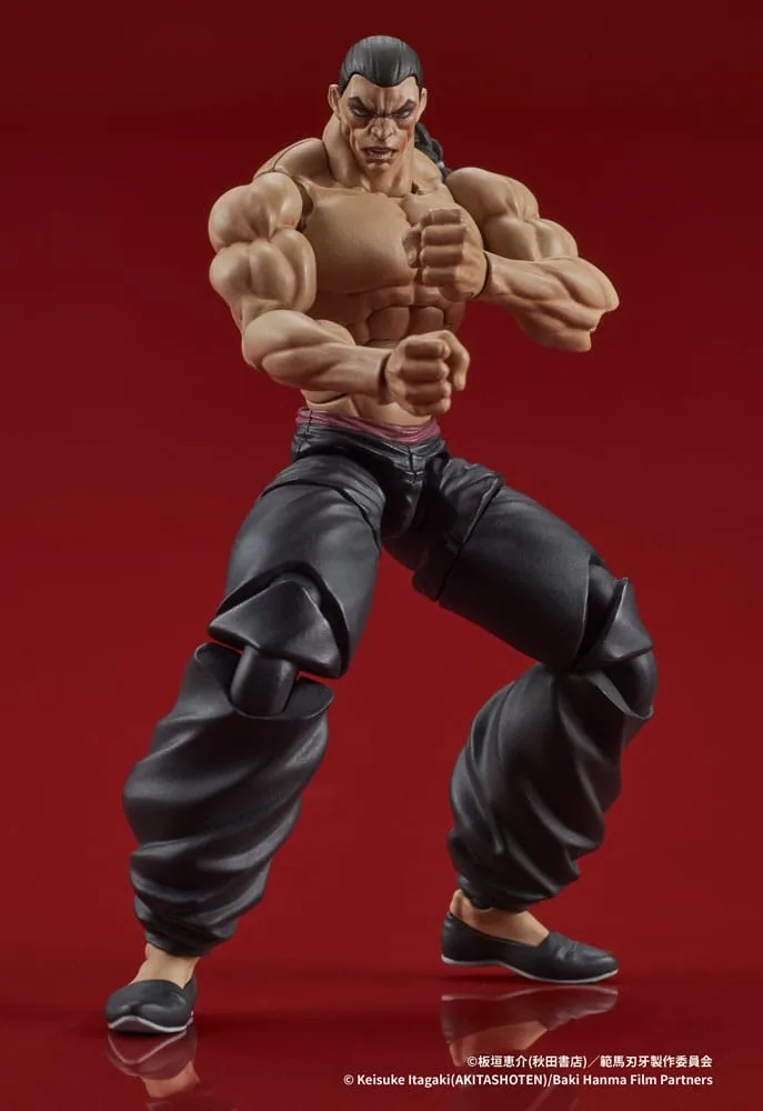 Baki Hanma Digaction Action Figure Retsu Kaioh 7 cm by Digism - Baki