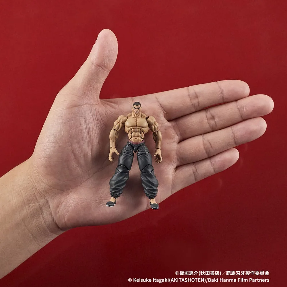 Baki Hanma Digaction Action Figure Retsu Kaioh 7 cm by Digism - Baki