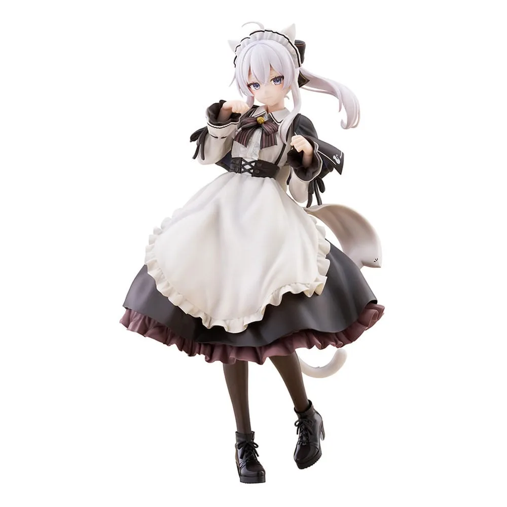 Wandering Witch: The Journey of Elaina F:NEX PVC Statue 1/7 Elaina Maid costume with cat ears Ver. 24 cm by Furyu - Wandering Witch