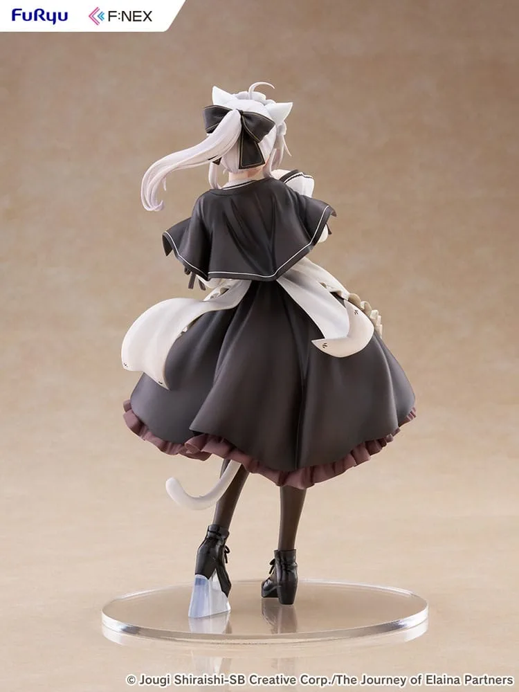 Wandering Witch: The Journey of Elaina F:NEX PVC Statue 1/7 Elaina Maid costume with cat ears Ver. 24 cm by Furyu - Wandering Witch