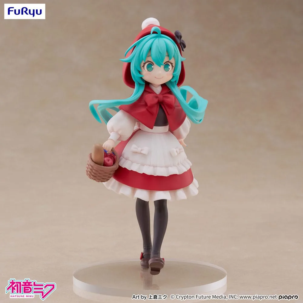 Hatsune Miku Desktop Fairy PVC Statue Hatsune Miku Little red riding hood Ver. 16 cm by Furyu - Hatsune Miku