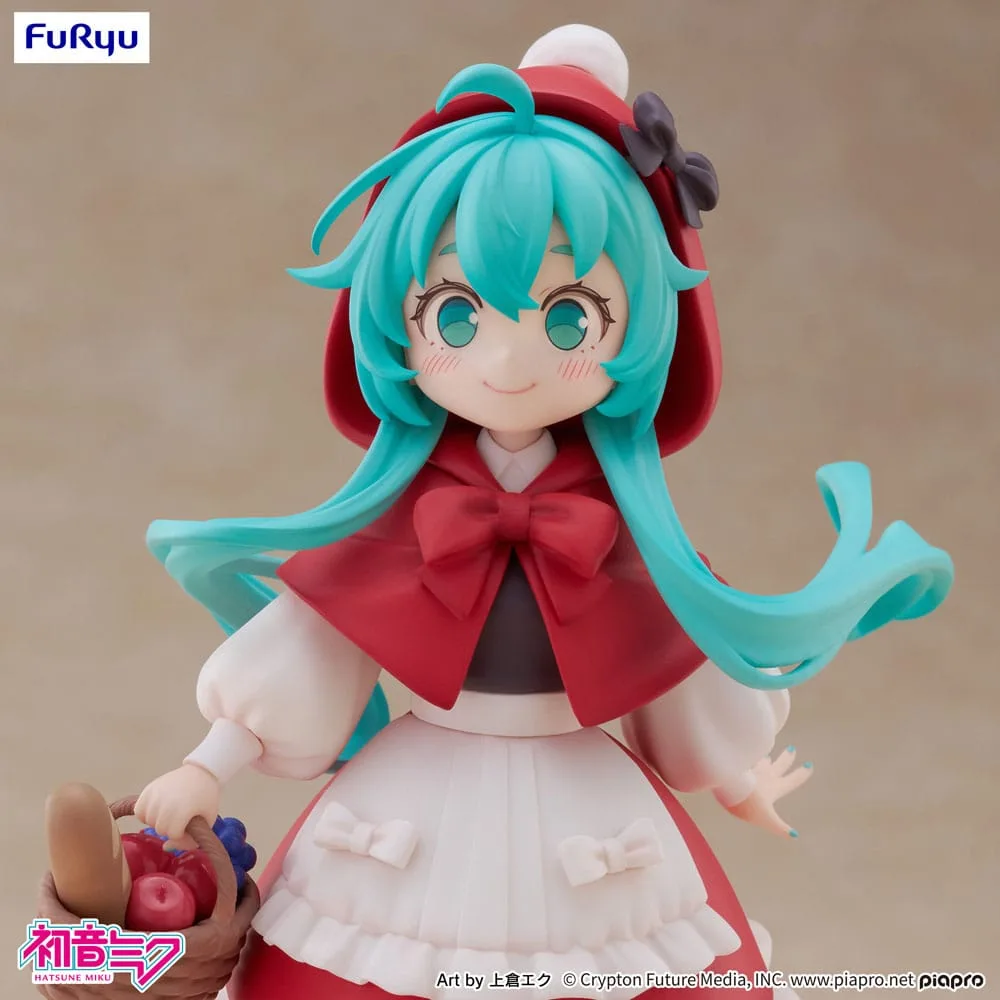 Hatsune Miku Desktop Fairy PVC Statue Hatsune Miku Little red riding hood Ver. 16 cm by Furyu - Hatsune Miku