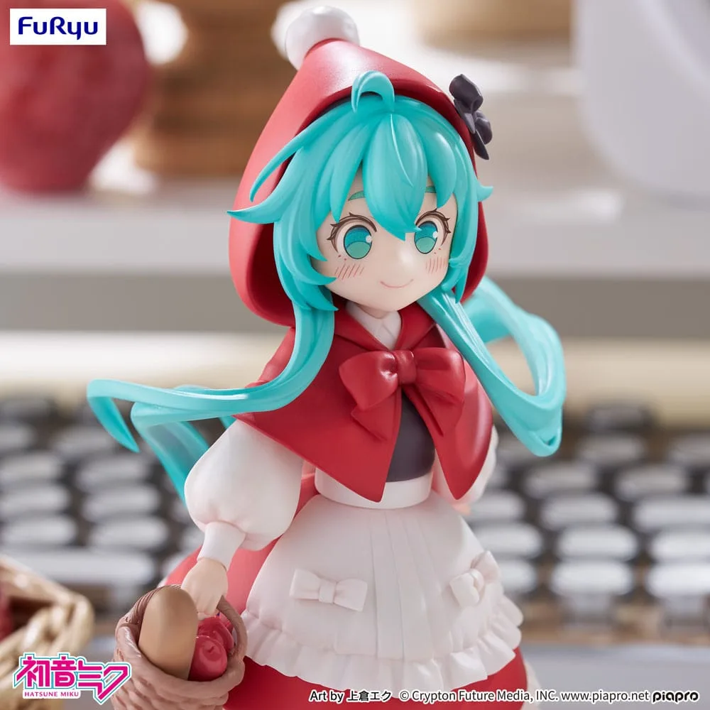 Hatsune Miku Desktop Fairy PVC Statue Hatsune Miku Little red riding hood Ver. 16 cm by Furyu - Hatsune Miku