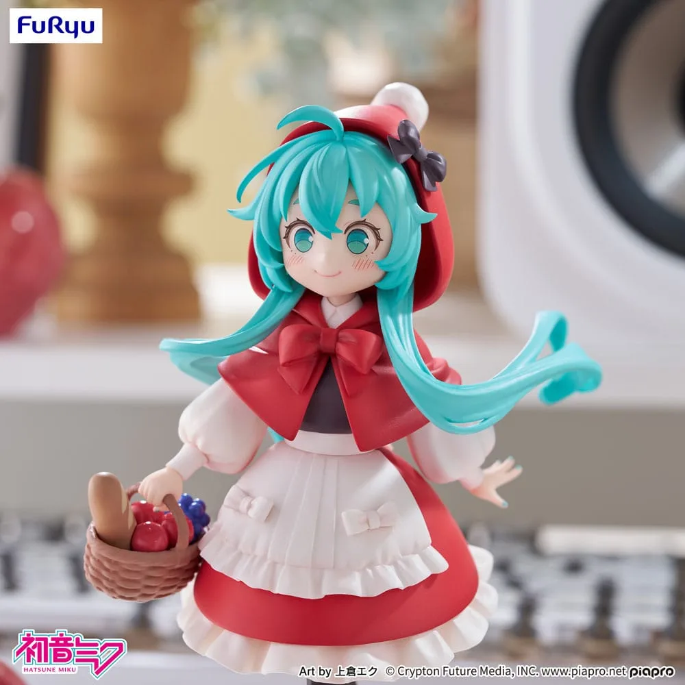 Hatsune Miku Desktop Fairy PVC Statue Hatsune Miku Little red riding hood Ver. 16 cm by Furyu - Hatsune Miku