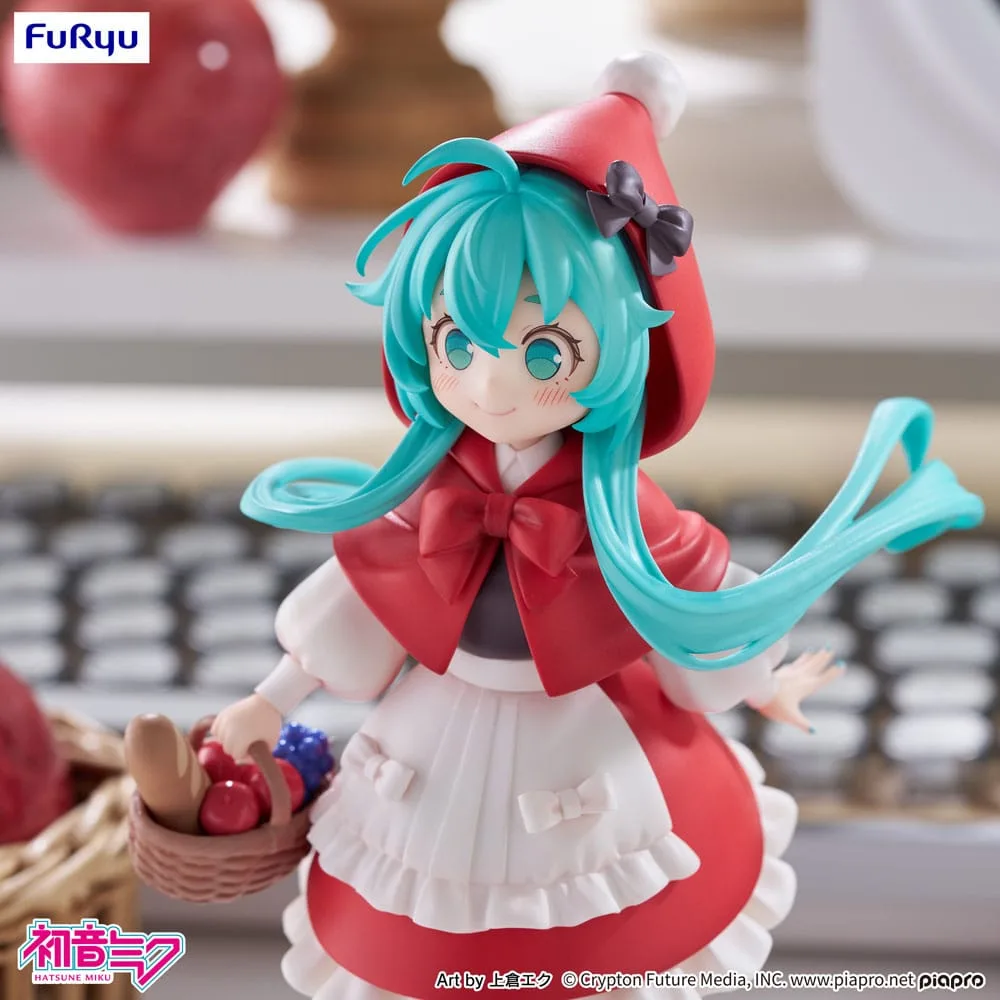 Hatsune Miku Desktop Fairy PVC Statue Hatsune Miku Little red riding hood Ver. 16 cm by Furyu - Hatsune Miku